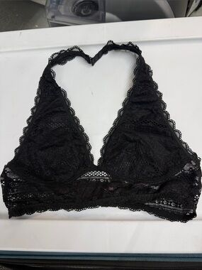 Victoria's Secret Black Lace Triangle Bralette